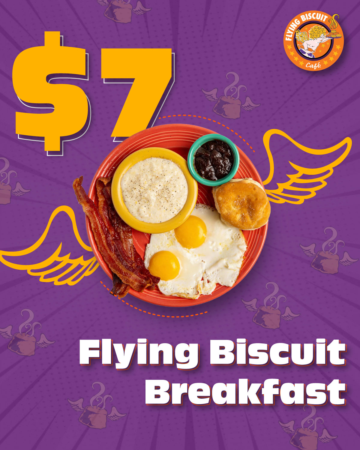 $7 Flying Biscuit Breakfast