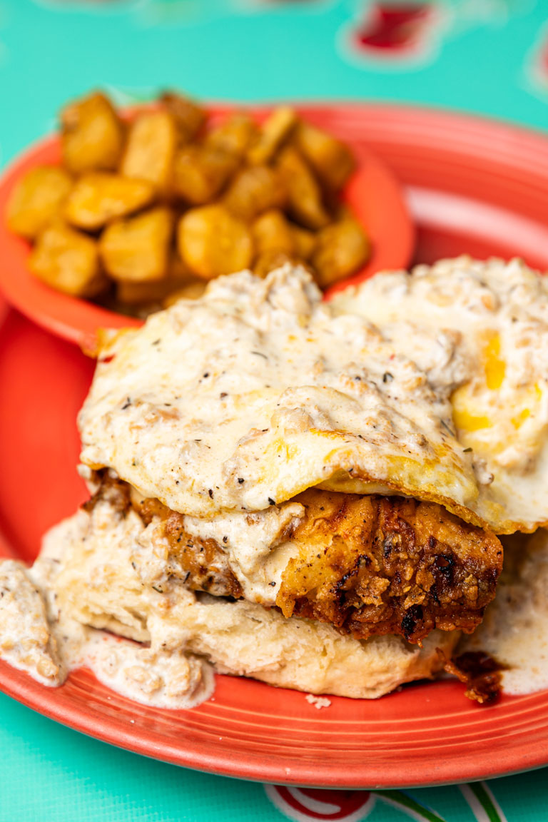 Chicken & Gravy Biscuit